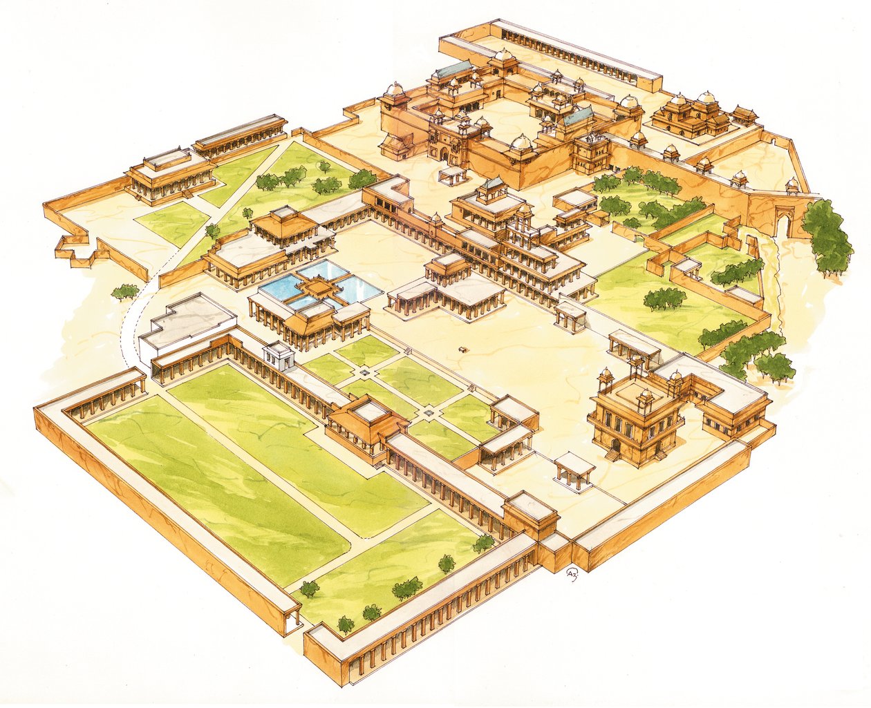 Fatehpur Sikri. Adra. India da Fernando Aznar Cenamor