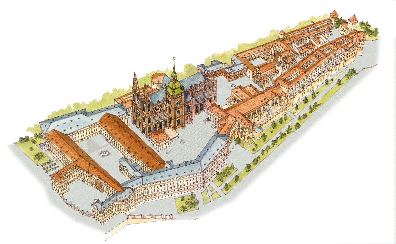 Castello di Praga. Praga, Repubblica Ceca da Fernando Aznar Cenamor