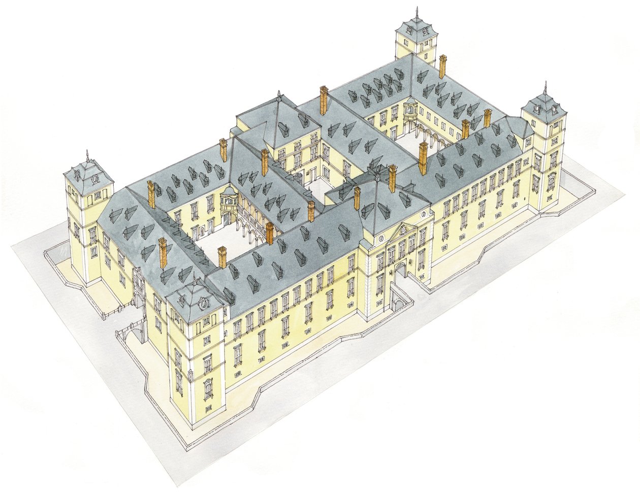Palazzo Reale di El Pardo. Madrid, Spagna da Fernando Aznar Cenamor