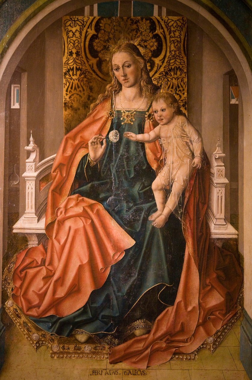 Trittico della Vergine della Rosa da Fernando Gallego
