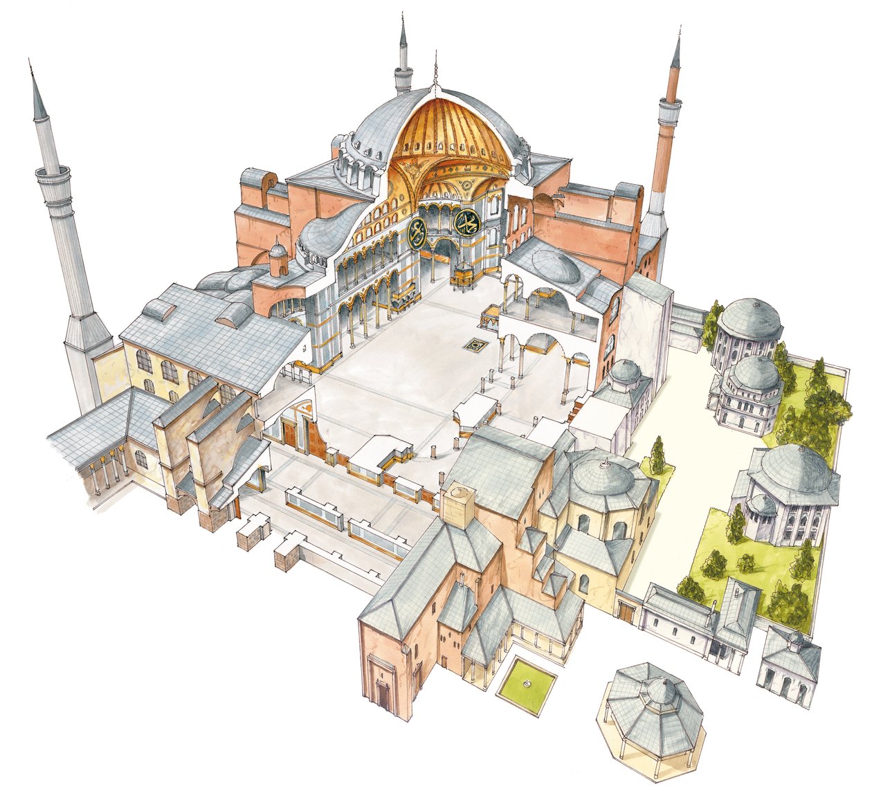 Hagia Sophia. Istanbul, Turchia da Fernando Aznar Cenamor