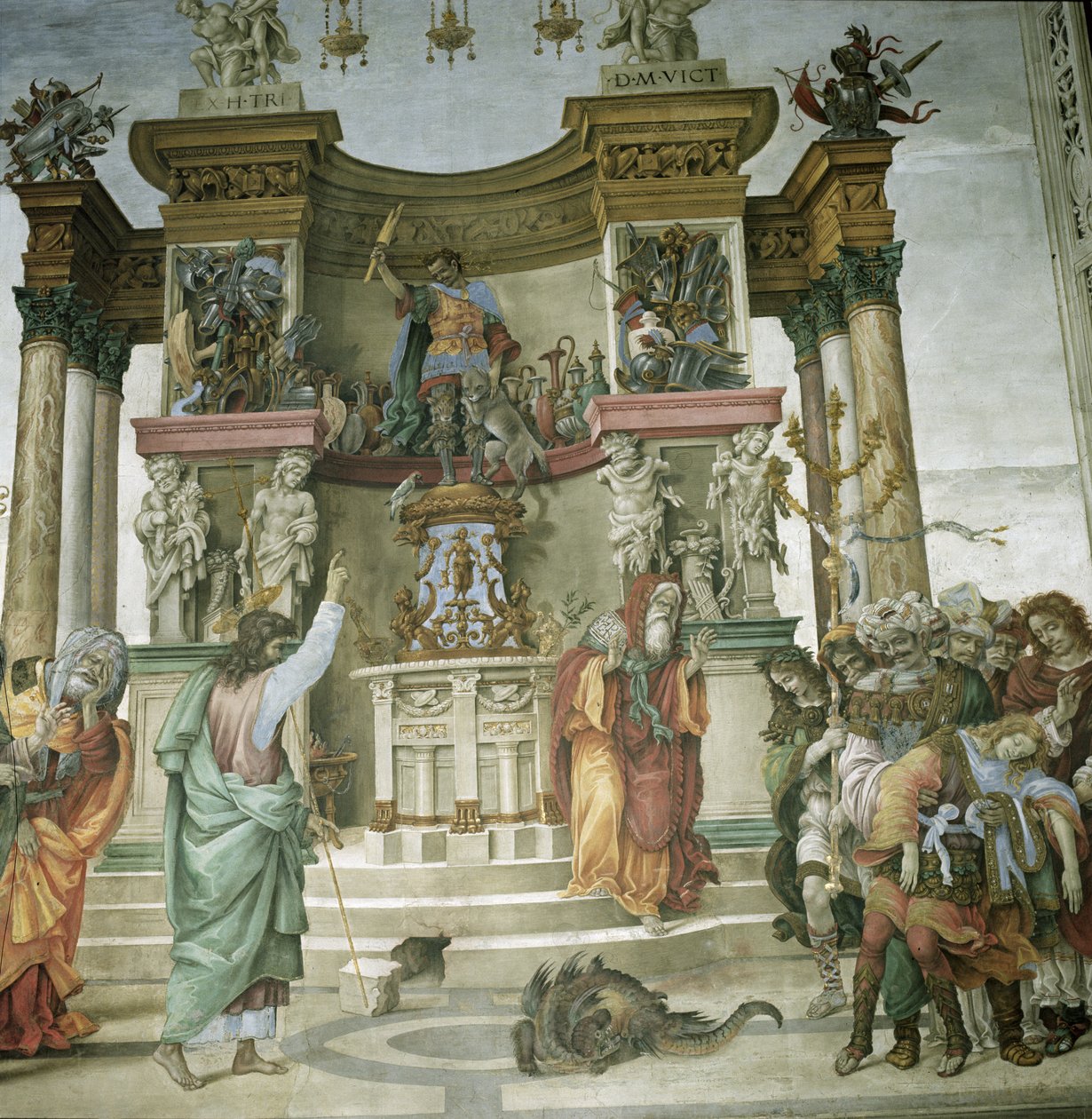San Filippo Esorcizzando un Demone, c.1497-1500 da Filippino Lippi
