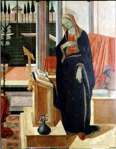 Annunciazione (dettaglio) da Filippino Lippi