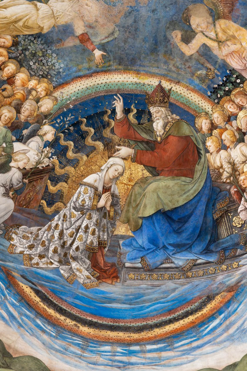 Incoronazione di Maria (dettaglio) da Filippo Lippi