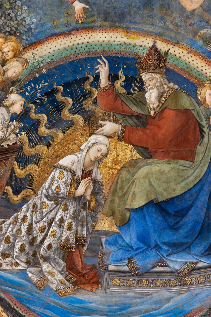 Incoronazione di Maria (dettaglio) da Filippo Lippi