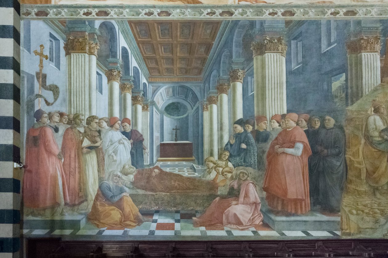 Il funerale di Santo Stefano (dettaglio) da Filippo Lippi