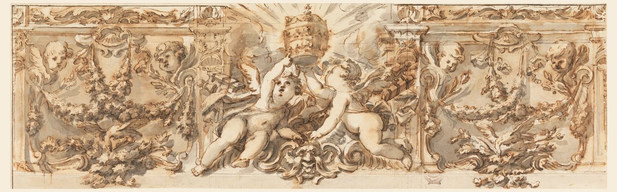 Decorazione di un fregio da Filippo Marchionni