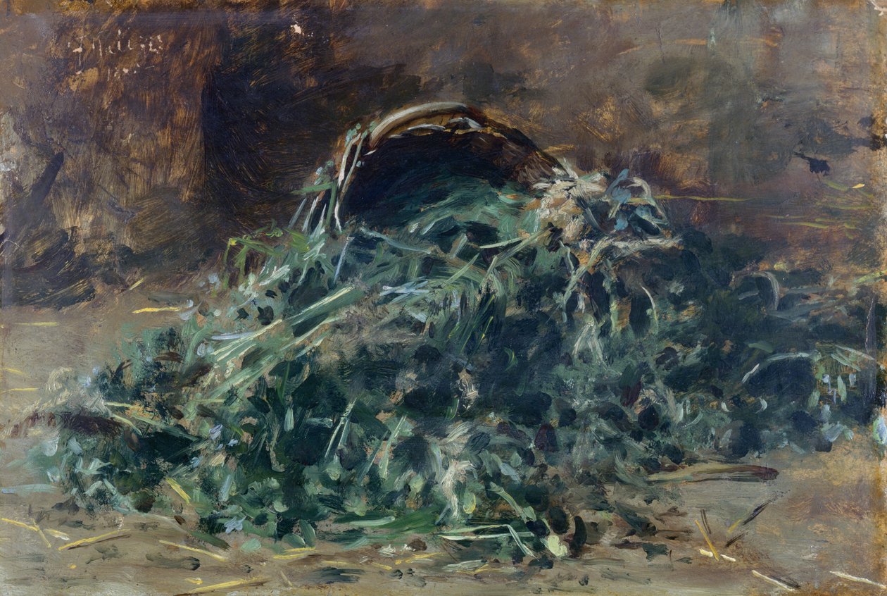 Cesto di verdure da Filippo Palizzi