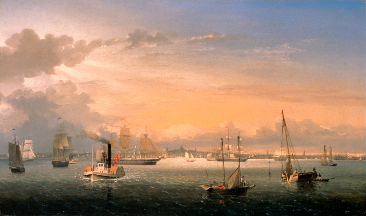 Porto di Boston da Fitz Henry Lane