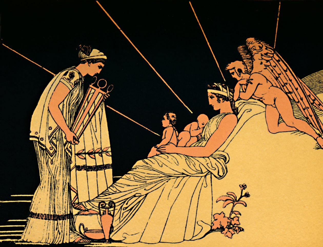 I regali di compleanno di Febo, 1880 da Flaxman