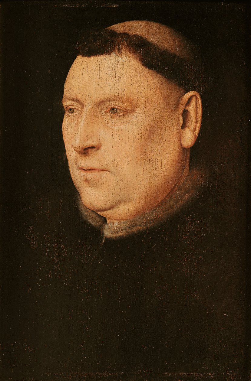 Ritratto di un monaco da Flemish School