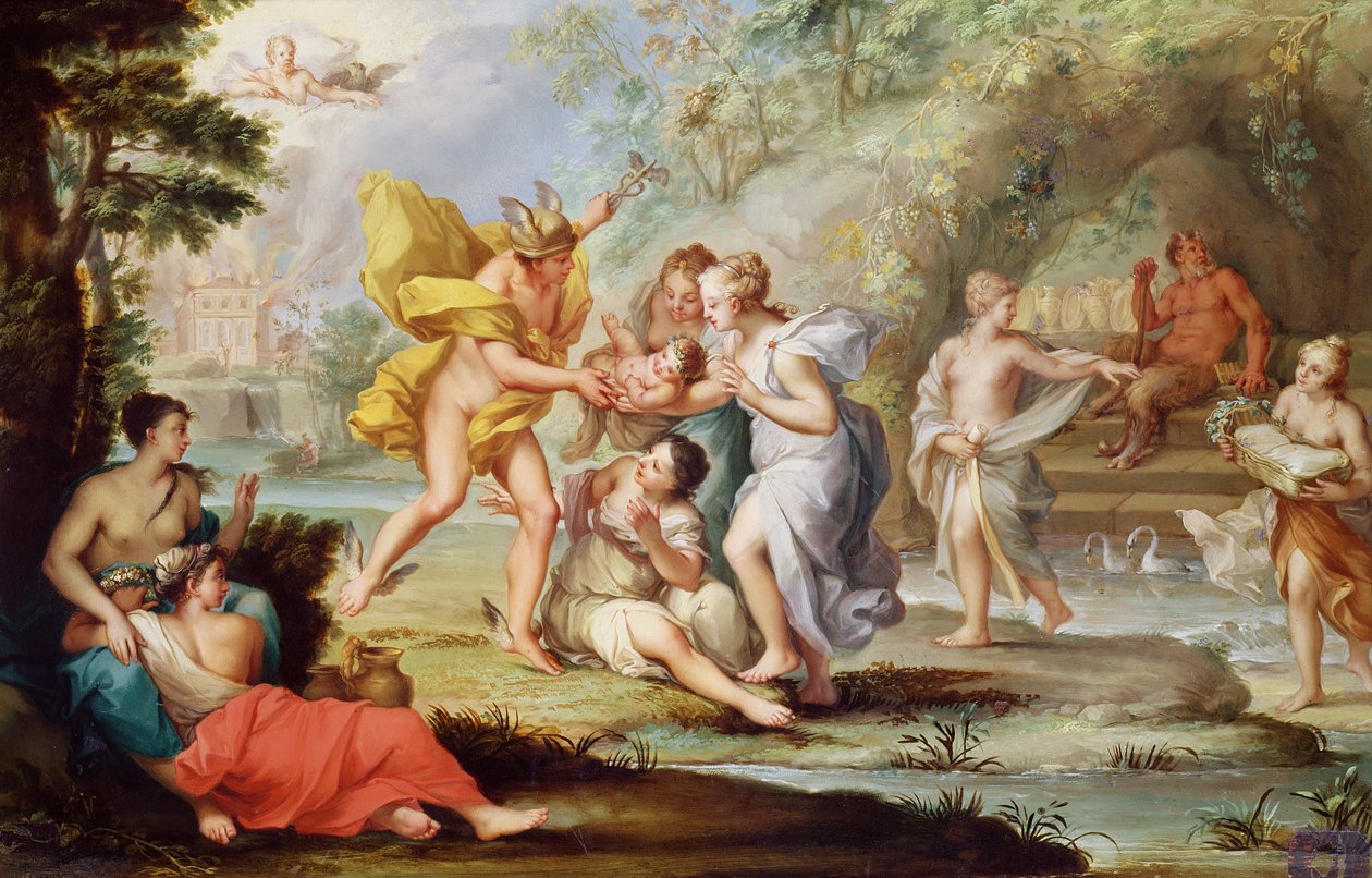 La nascita di Bacco da Flemish School
