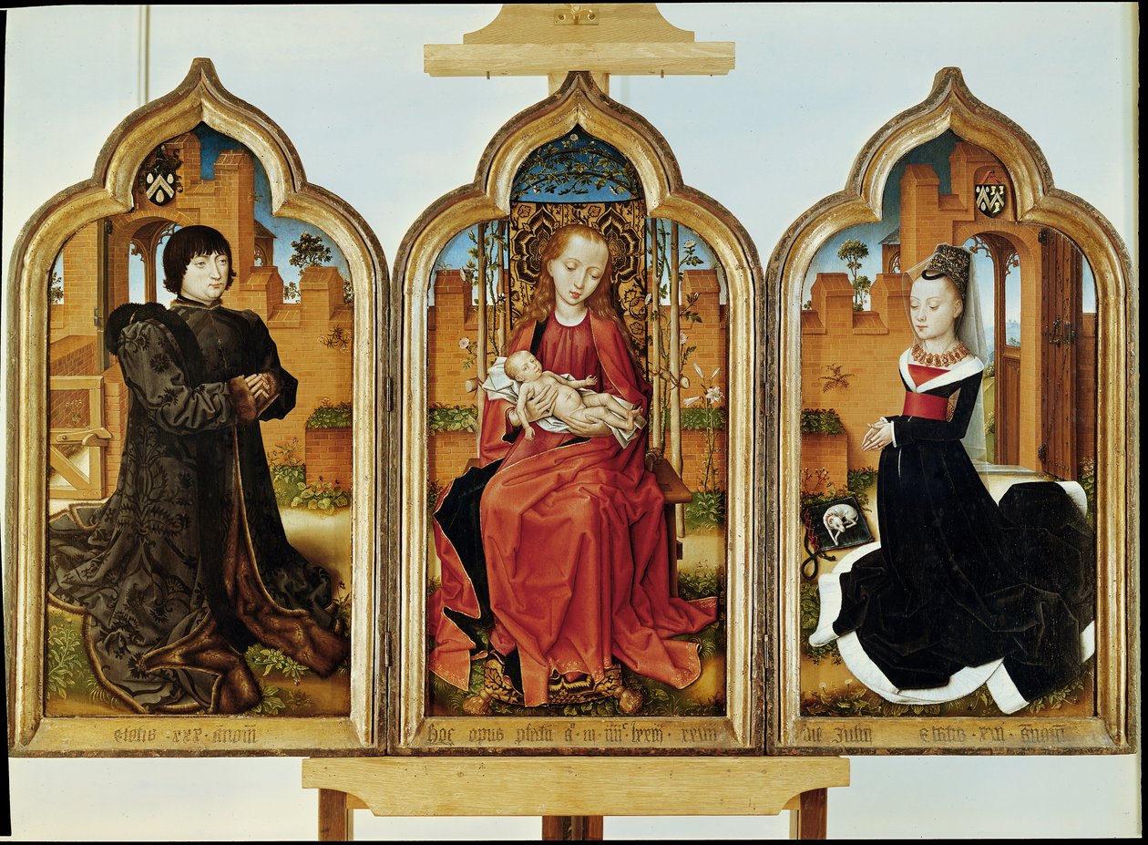 Trittico di Jean de Witte da Flemish School