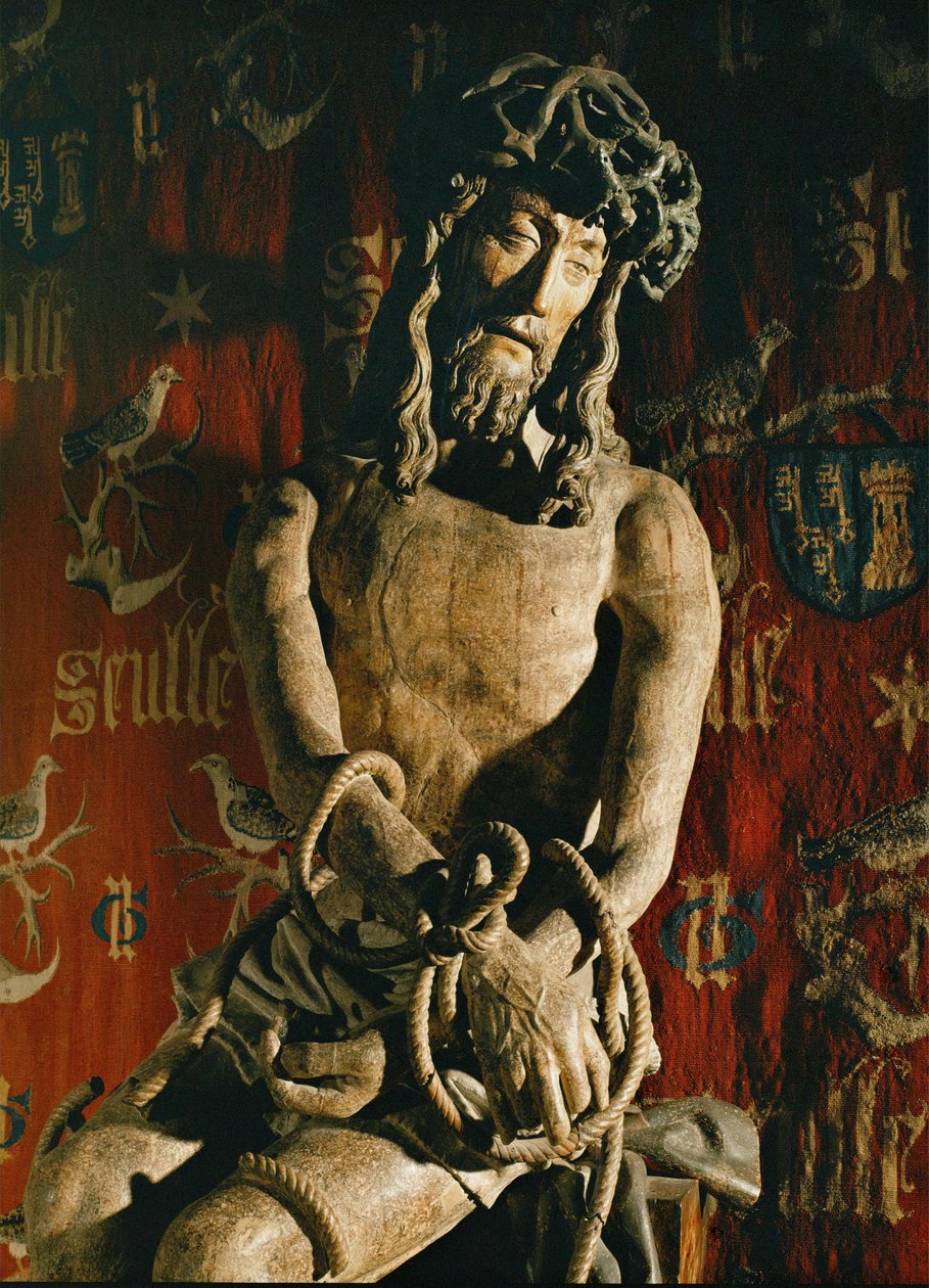Cristo con le mani legate Statua ... da Flemish School
