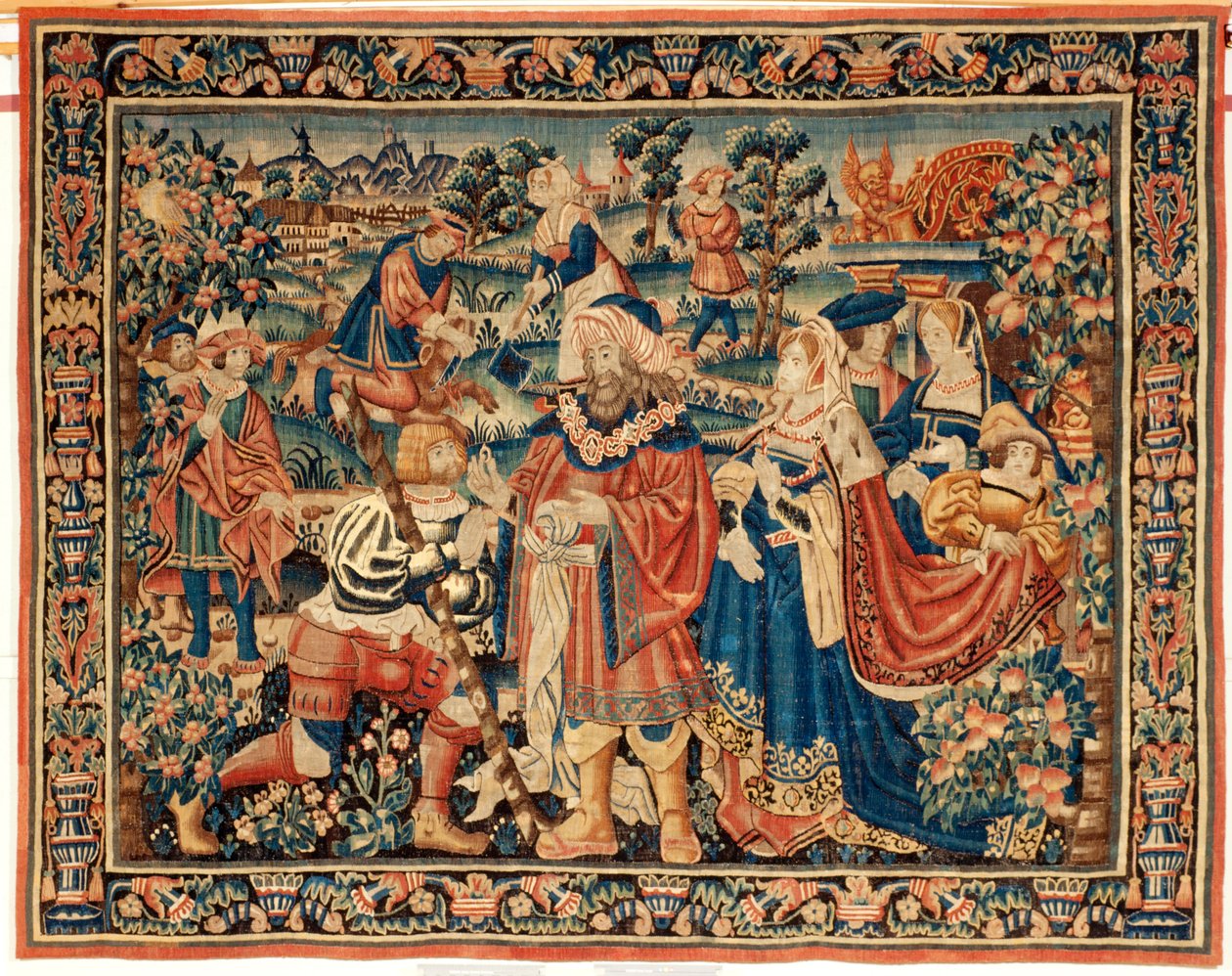 Arazzo fiammingo. XVI secolo. da Flemish School