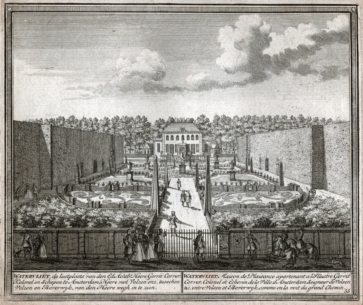 Giardino francese da Flemish School