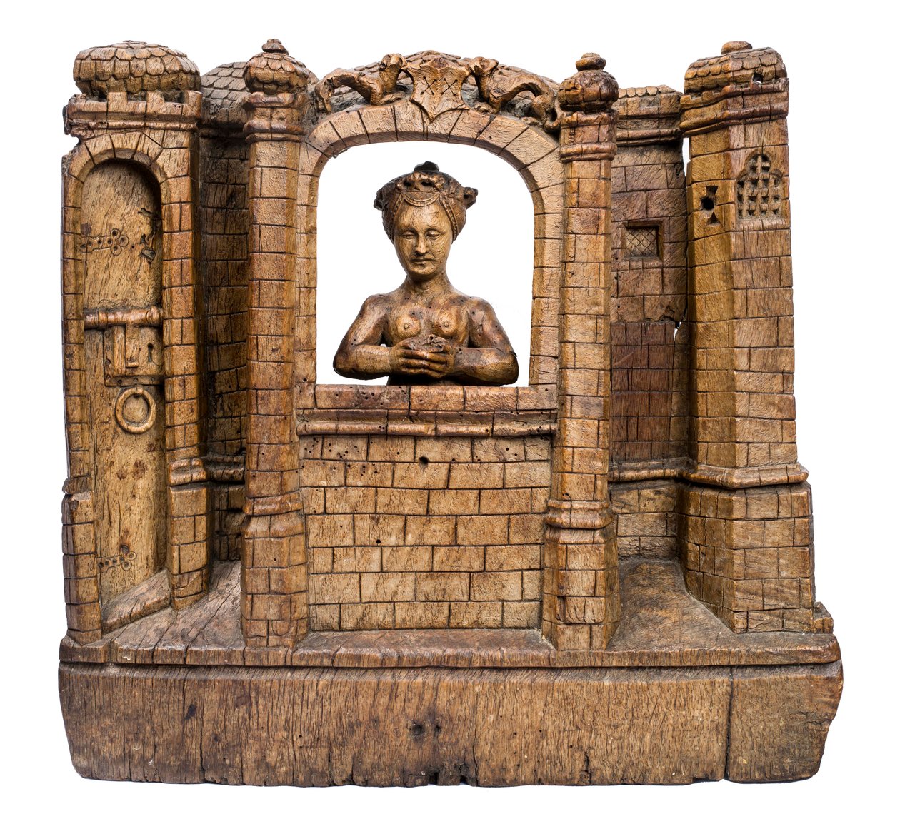 Santa Barbara nella sua torre, c.1500 da Flemish School
