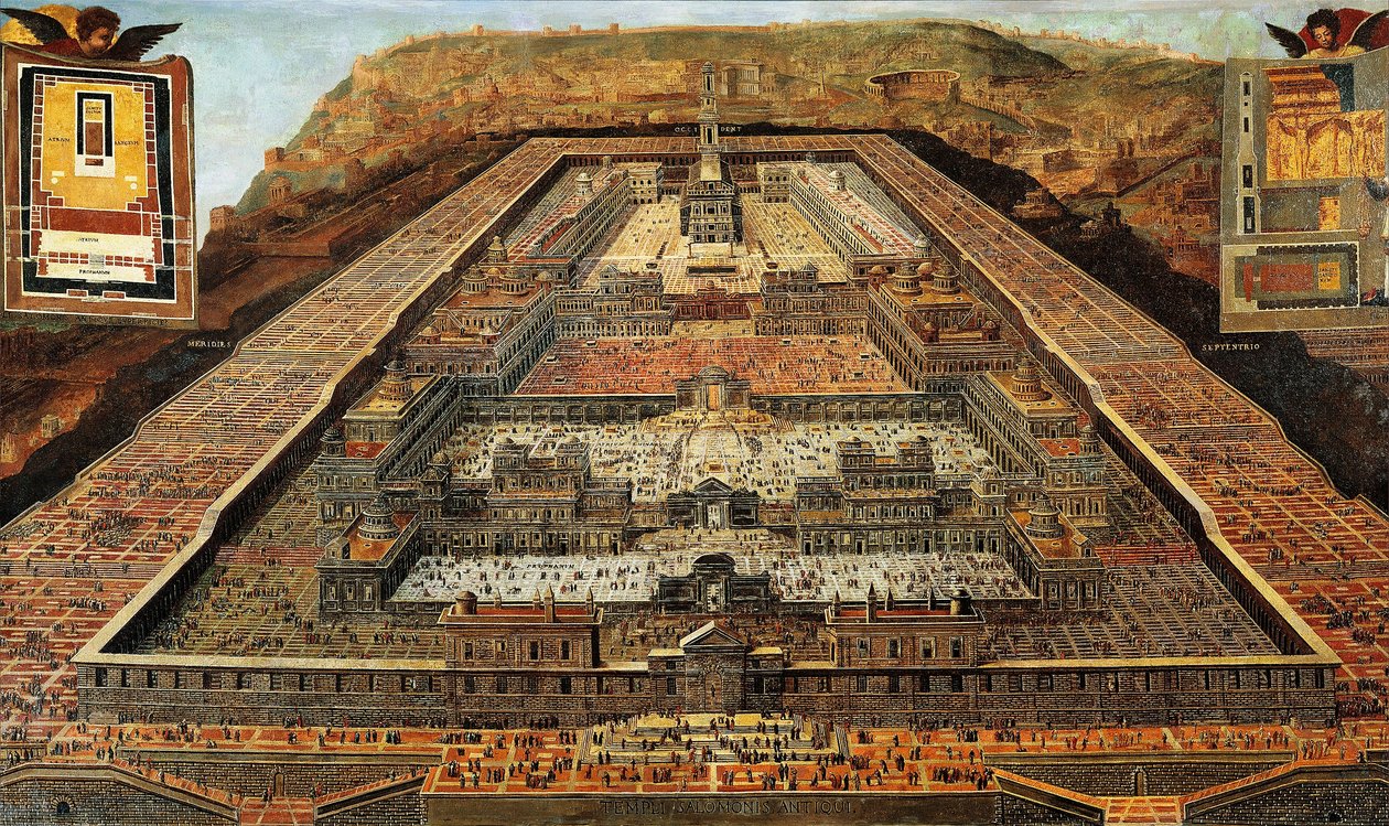 Il Tempio di Salomone da Flemish School