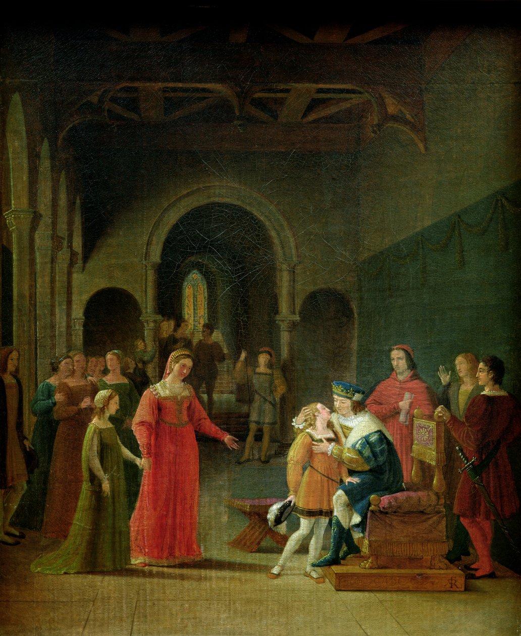 Francesco I (1494-1547) presentato a Luigi XII (1462-1515) da Fleury François Richard