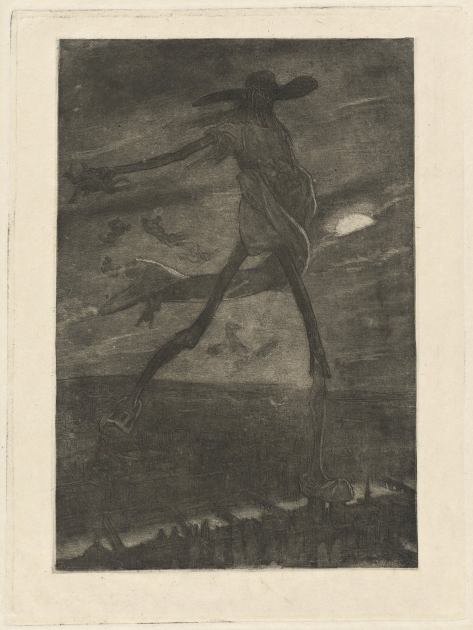 Satana che semina zizzania da Félicien Rops