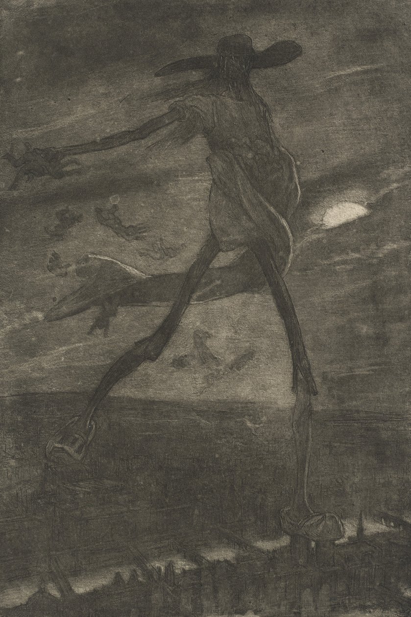 Satana che Semina Zizzania da Félicien Rops