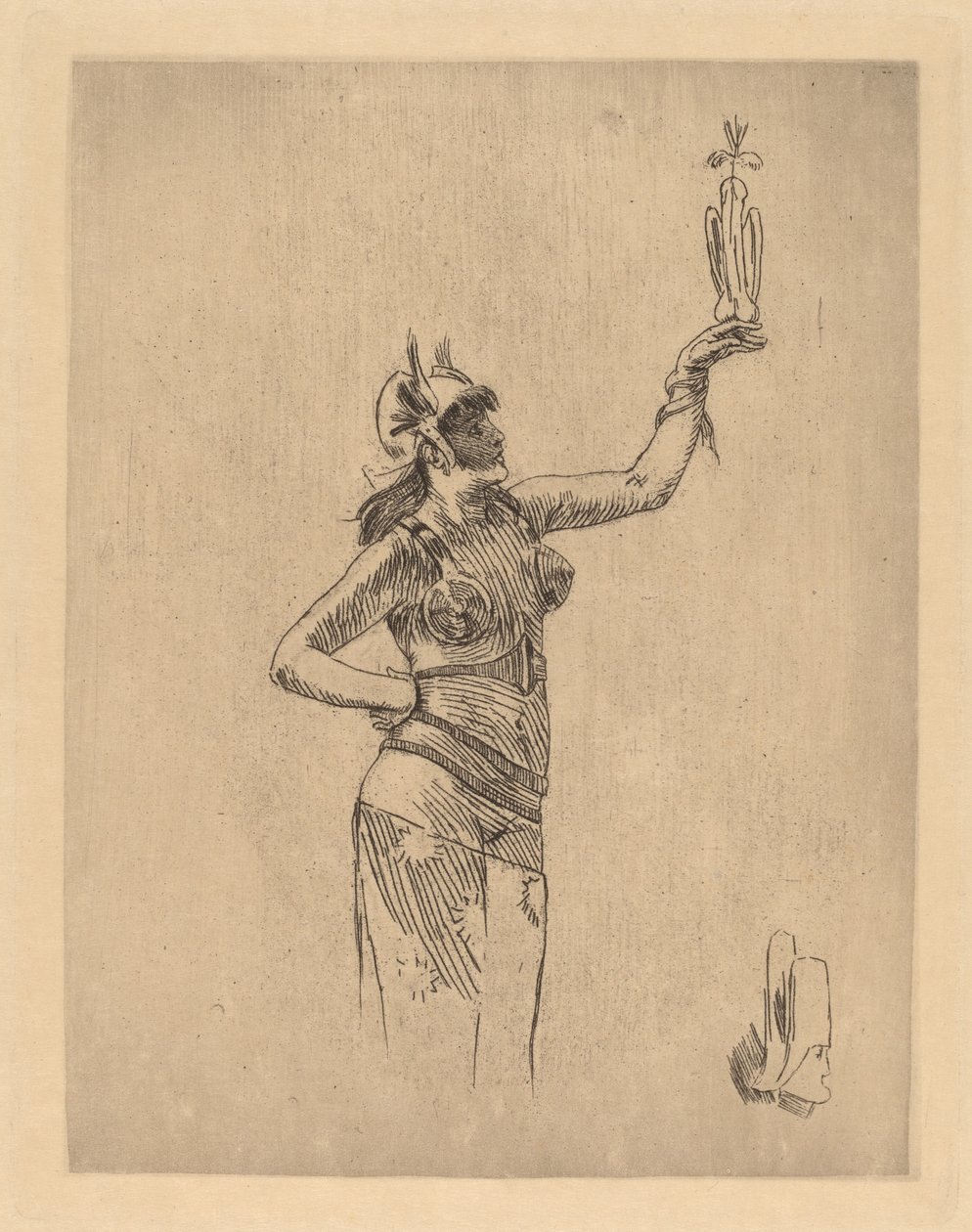 Il Falconiere da Félicien Rops