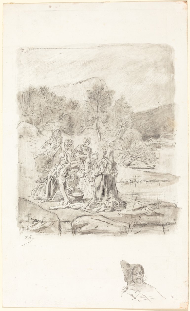 Lavandaie da Félicien Rops