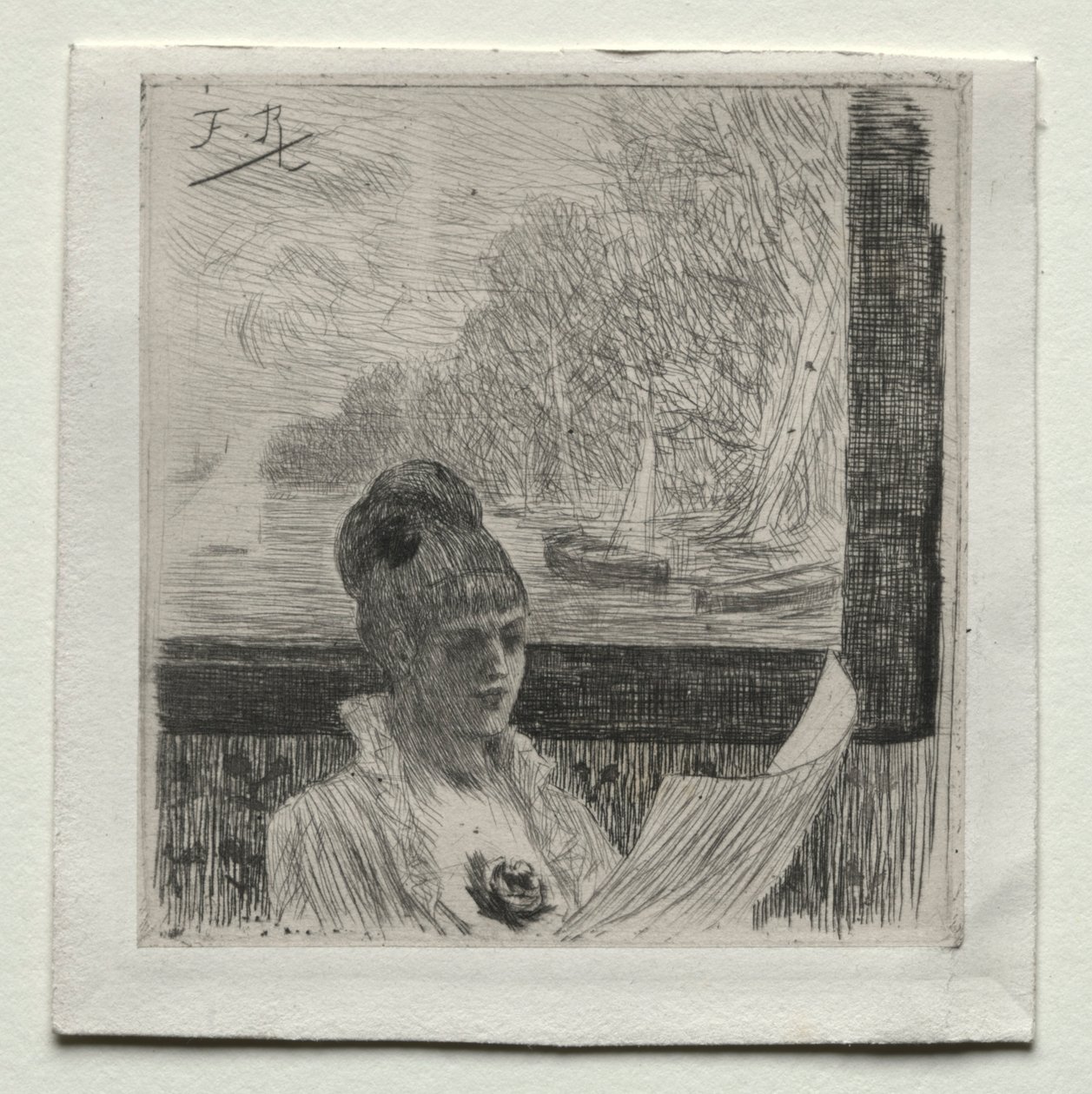 Giovane donna da Félicien Rops