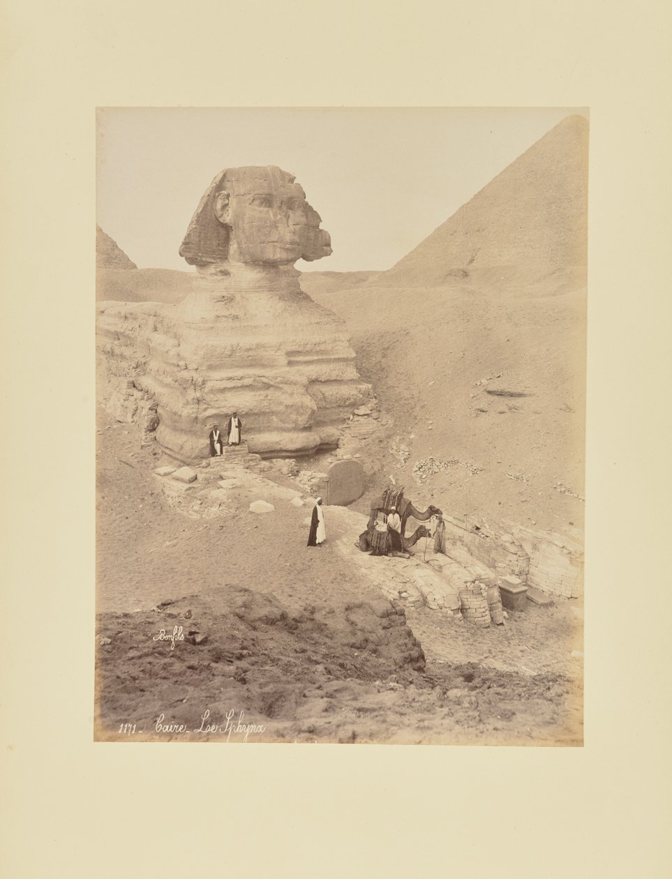 Il Cairo - Le Sphynx da Félix Bonfils
