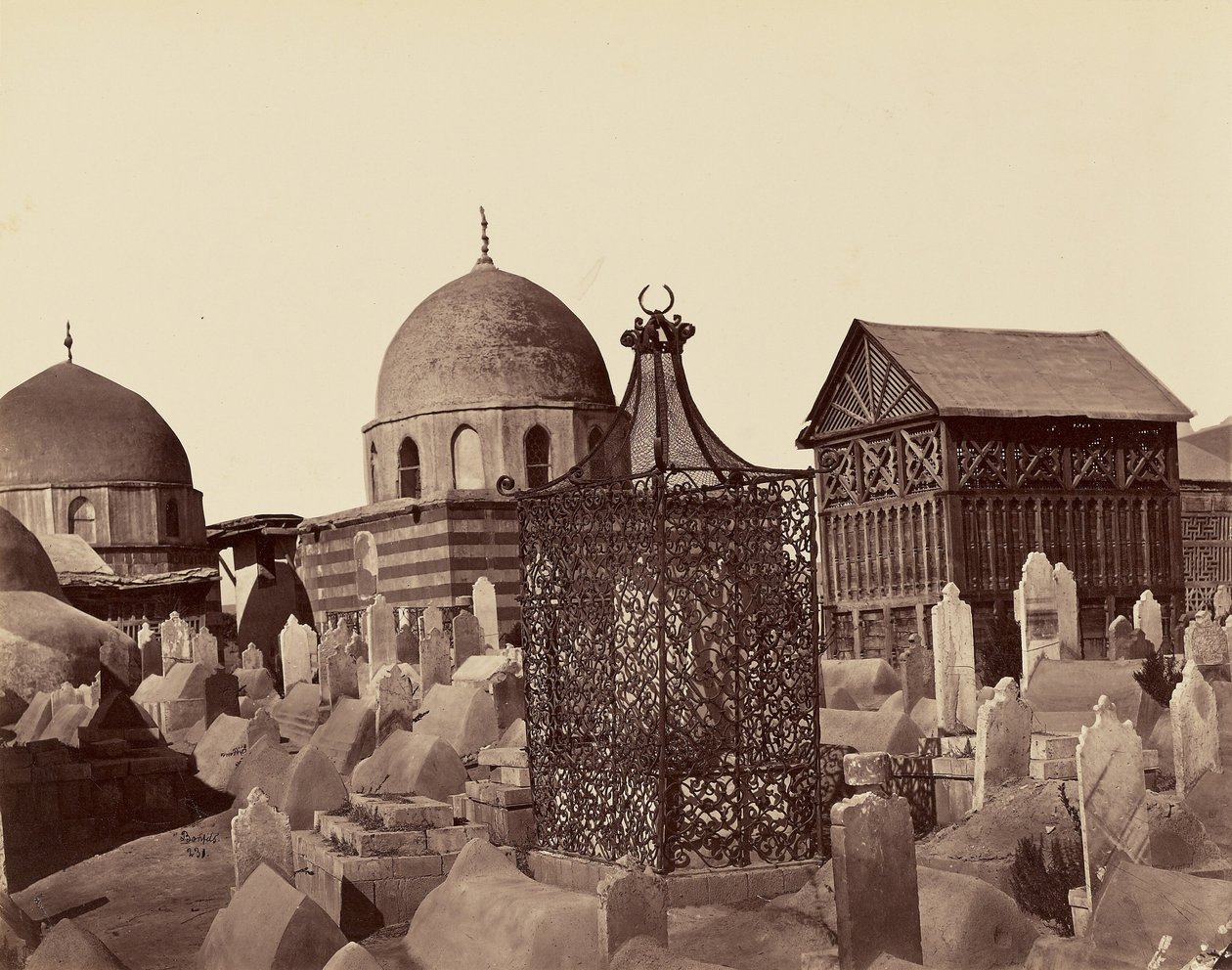 Gruppi di tombe - Damasco da Félix Bonfils