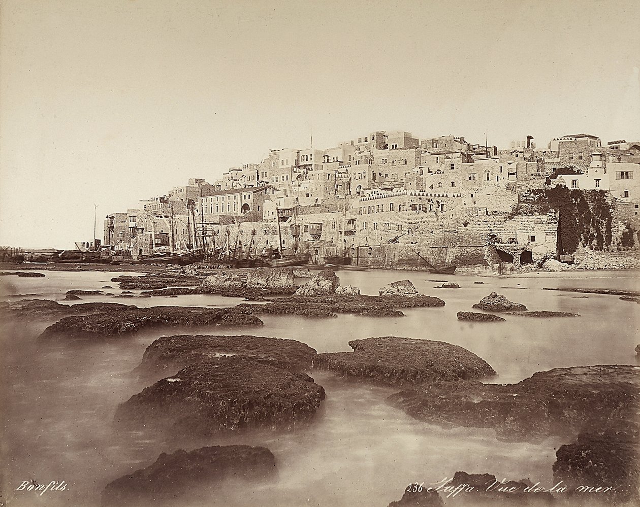 Vista panoramica di Giaffa, Israele da Félix Bonfils