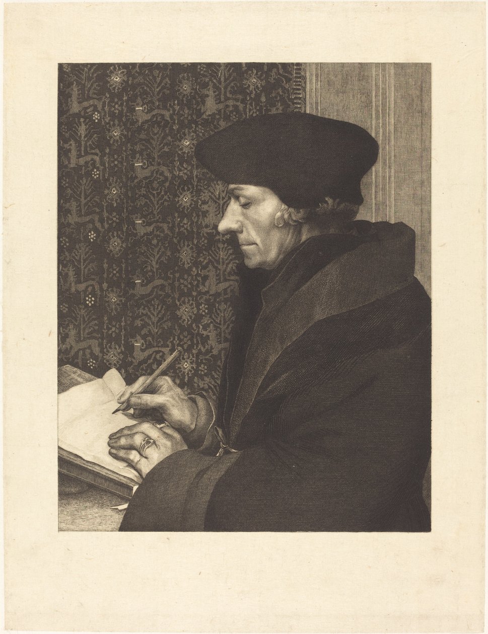 Erasmo da Félix Bracquemond after Hans Holbein the Younger