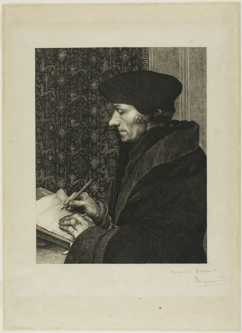 Erasmus da Félix Henri Bracquemond
