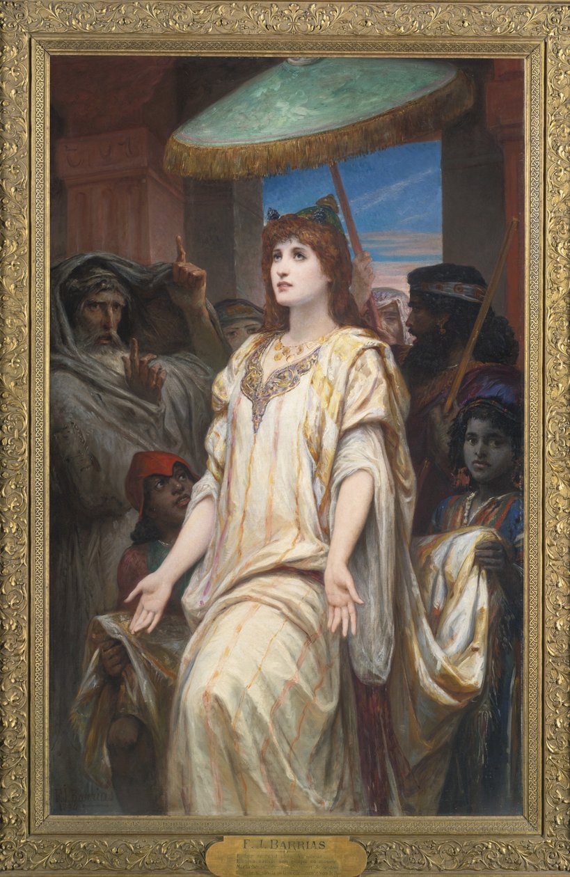 Ester davanti ad Assuero, 1894 da Félix Joseph Barrias