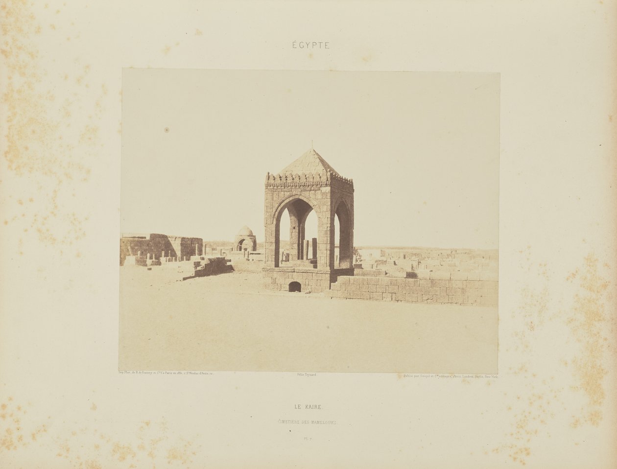 Kairo. Cimitero mamelucco da Félix Teynard