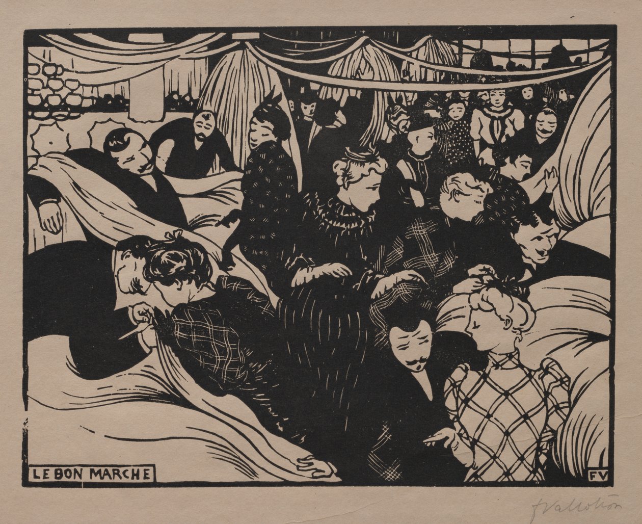 Bon Marché da Félix Vallotton