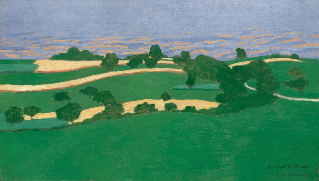 Campi di grano da Félix Vallotton