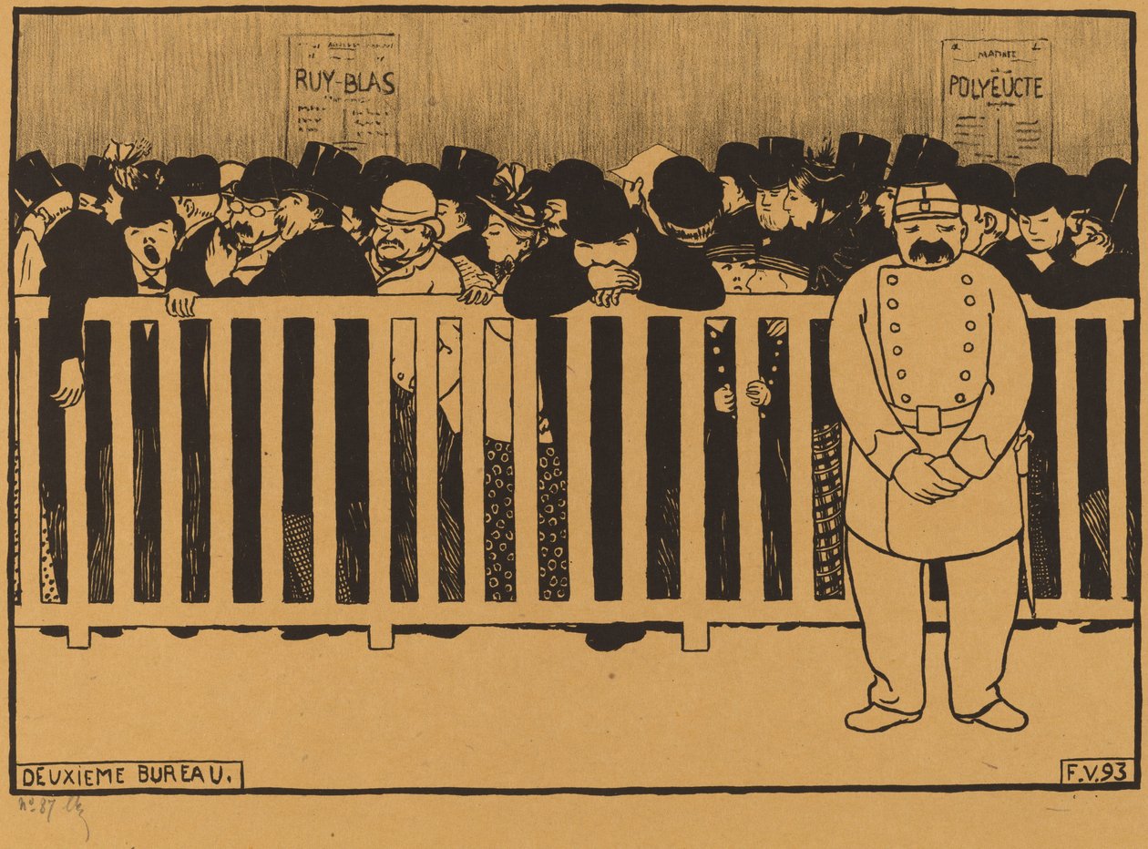 Deuxieme Bureau da Félix Vallotton