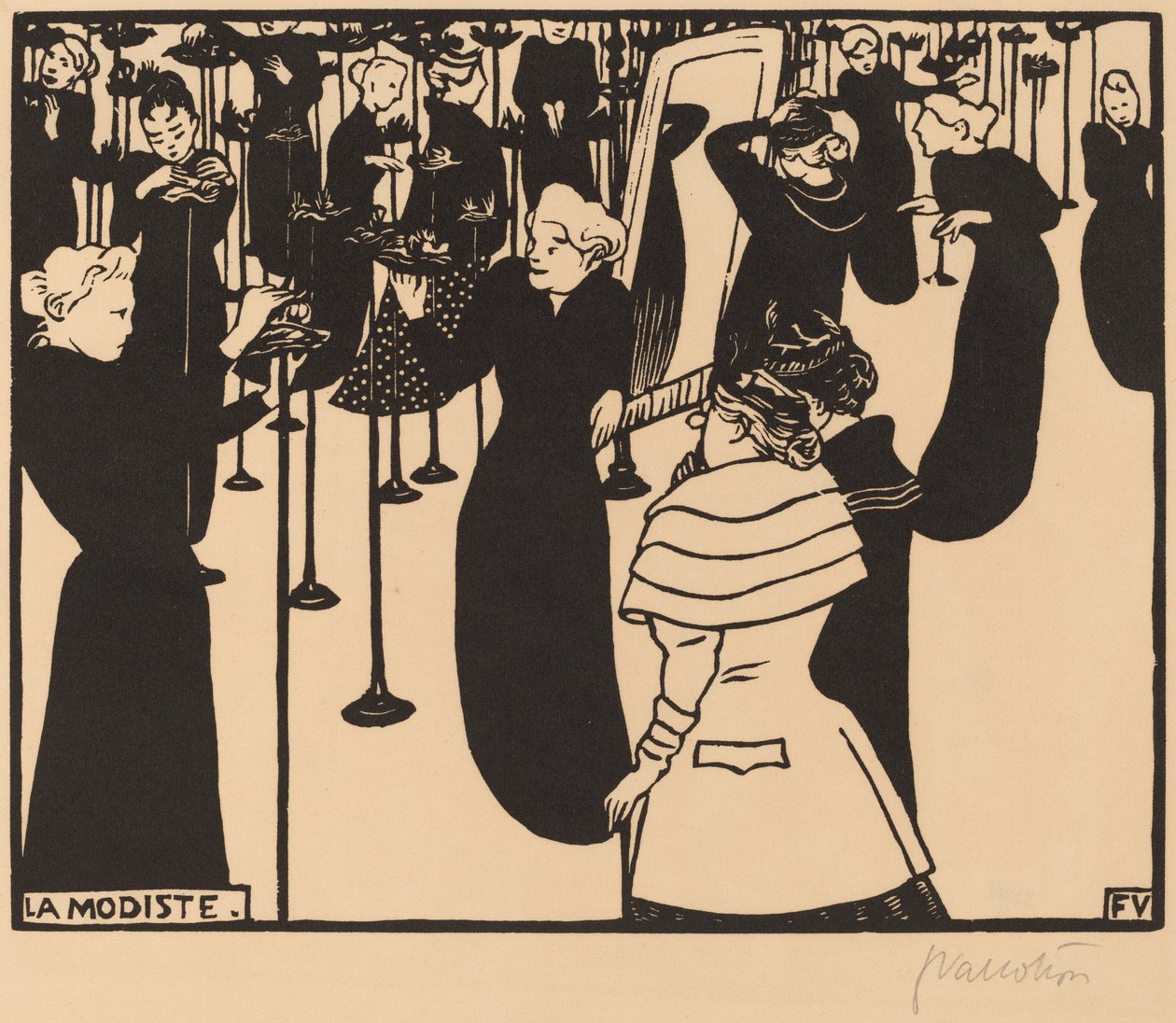 La Modista da Félix Vallotton