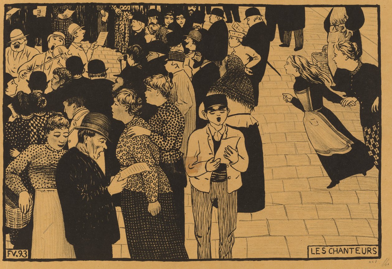 I cantanti da Félix Vallotton