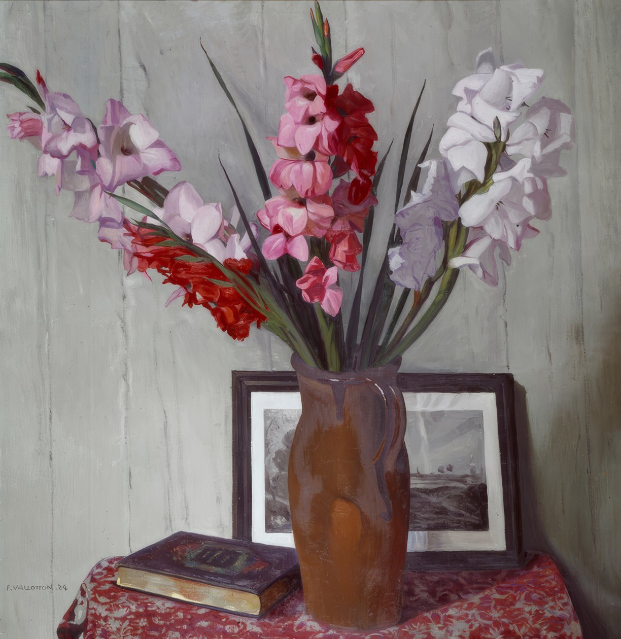 Natura morta con gladioli da Félix Vallotton