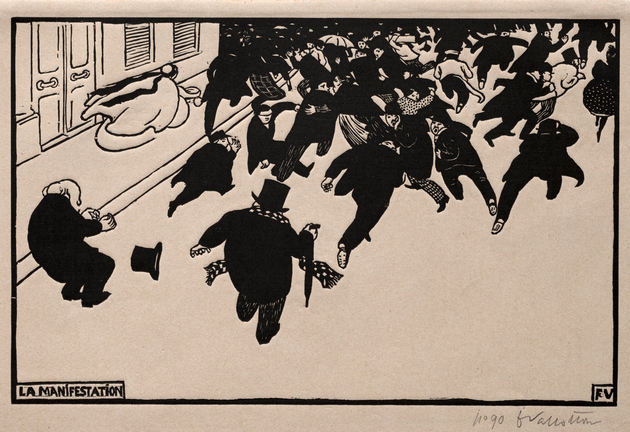 La Protesta da Félix Vallotton