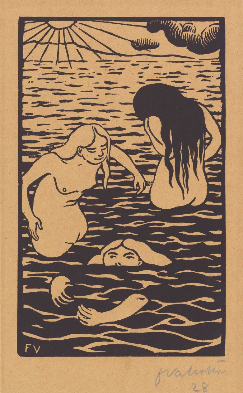 Tre Bagnanti, 1894 da Félix Vallotton
