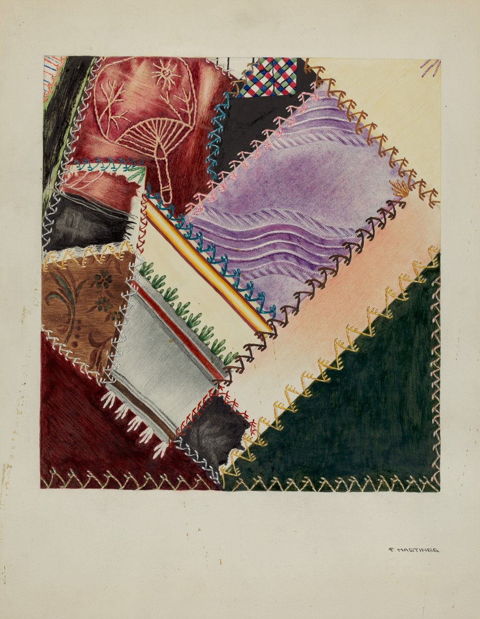 Trapunte, pezzi da Florence Hastings