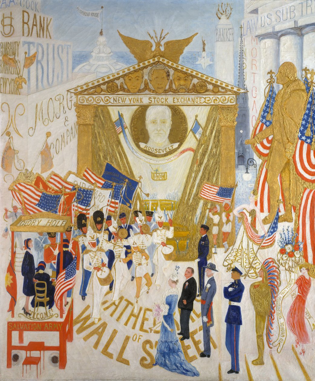 Le cattedrali di Wall Street, 1939 da Florine Stettheimer