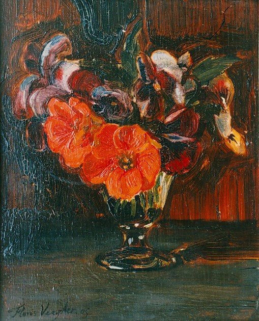 Fiori in un bicchiere da Floris Verster