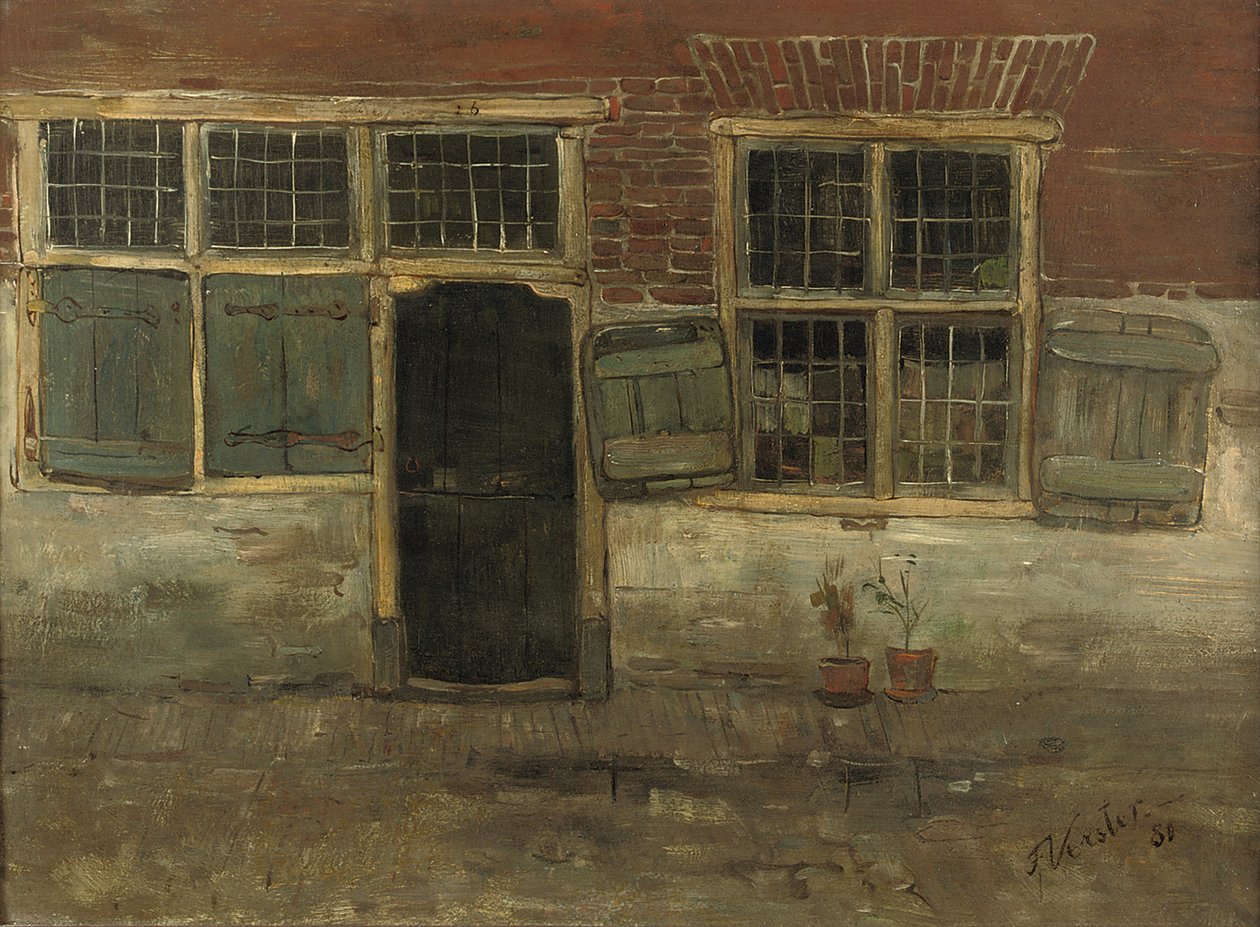 Piccole case, Leiden, 1881 da Floris Verster