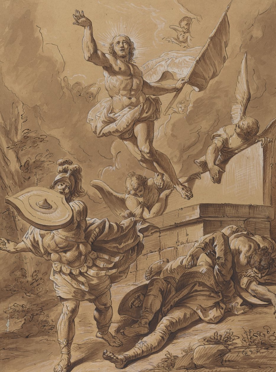 La resurrezione da Follower of Francesco Fontebasso