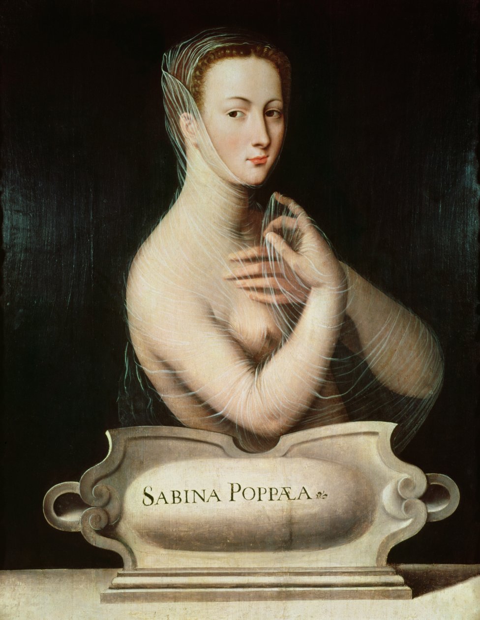 Sabina Poppea, c.1570 da Fontainebleau School