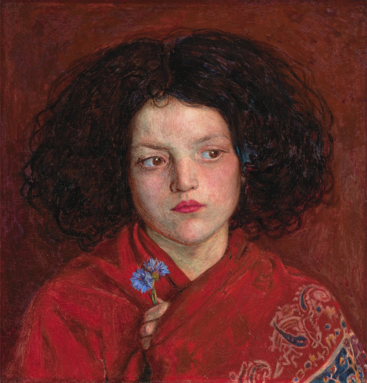 La ragazza irlandese da Ford Madox Brown